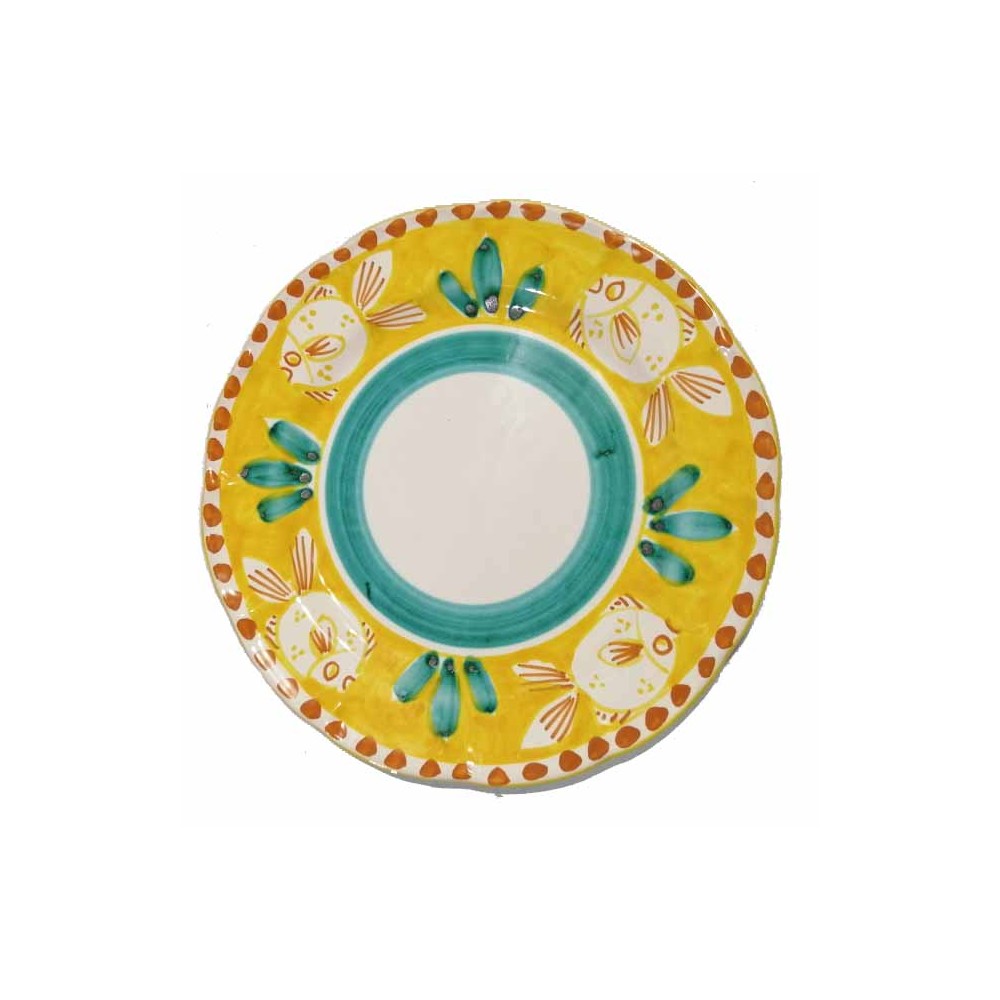 Plate classic fishes design