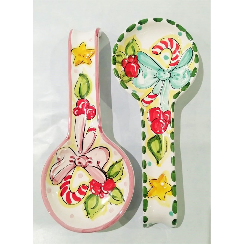 christmas ladle  rest big with bow
