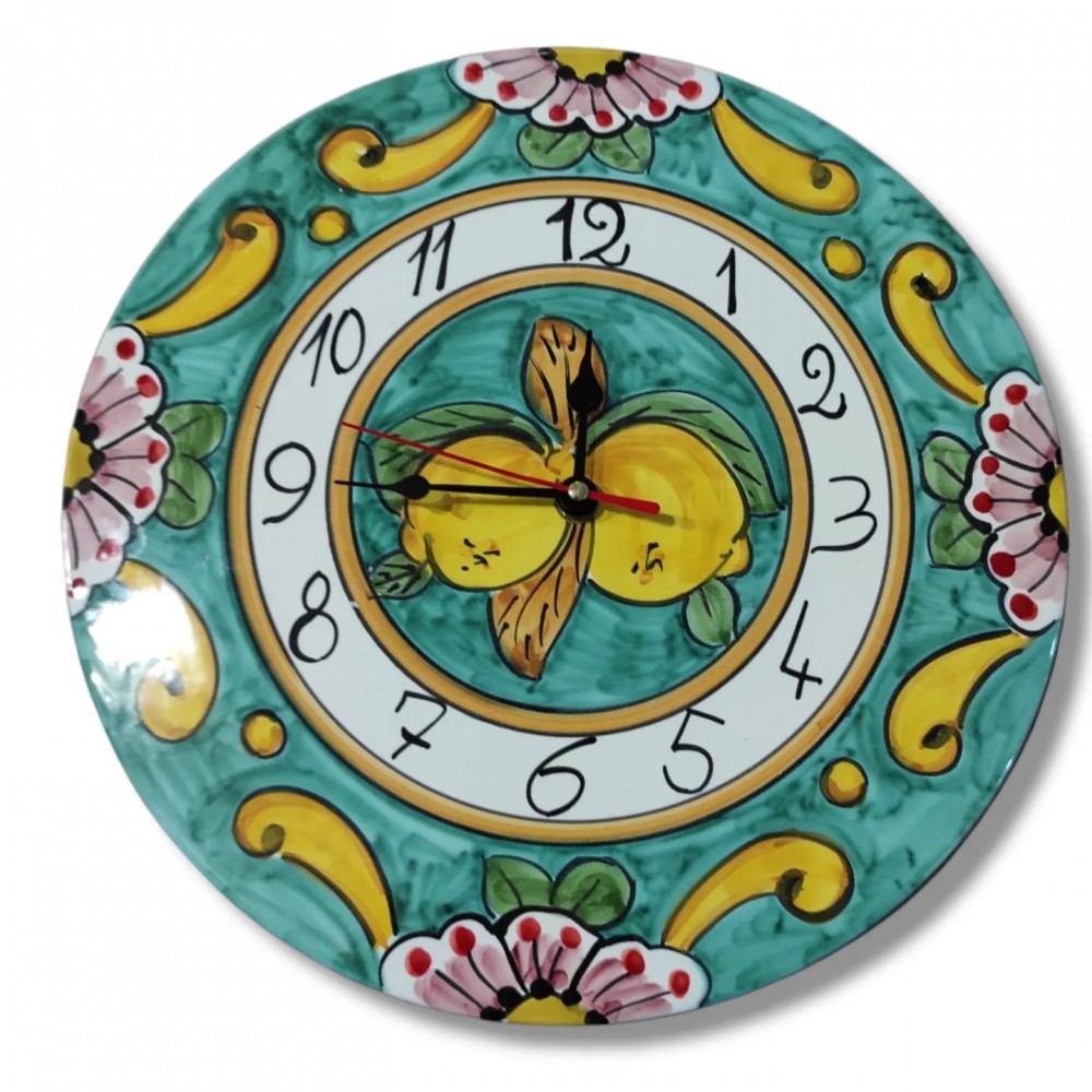 Orologio da tavolo - Arte in Ceramica Vietrese